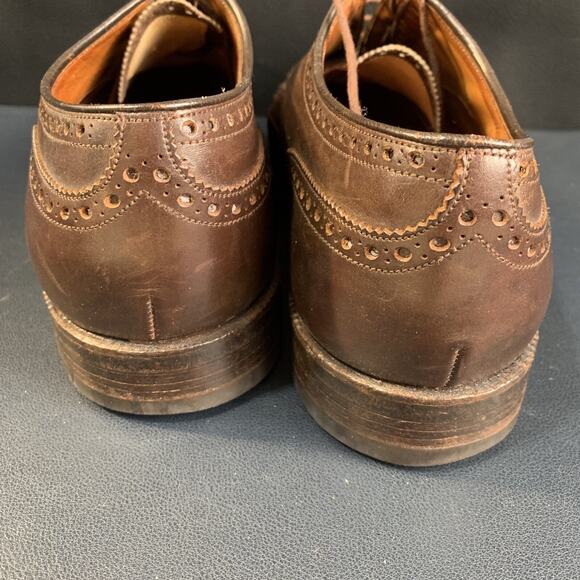 Alan McAfee Men Brown Wing Tip Dress Men’s Shoe size 10 E London Leather Lace Up main image 14